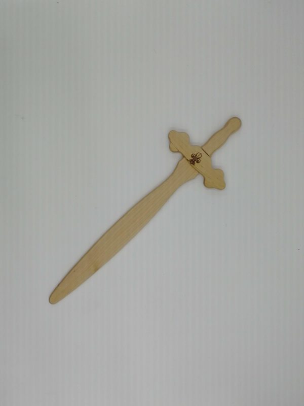Epée bois naturel 54 cm