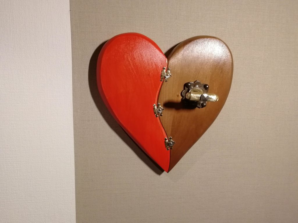 COEUR EN BOIS CLE