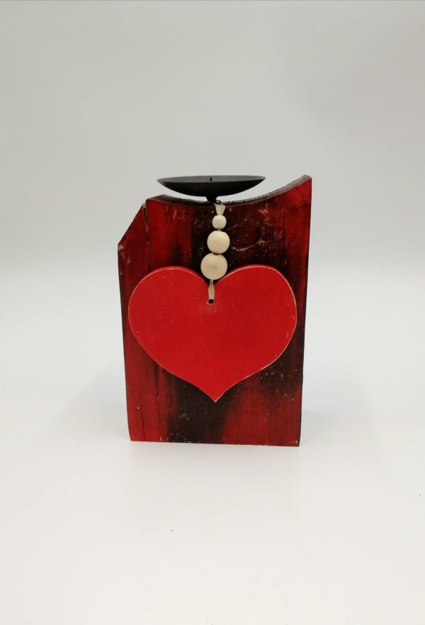 BOUGEOIR AVEC COEUR