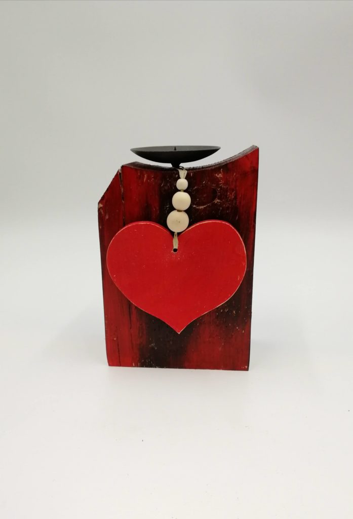 BOUGEOIR AVEC COEUR