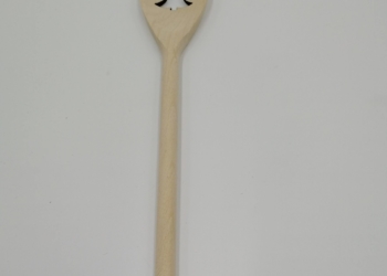 Cuillère en hêtre 30 cm avec découpe