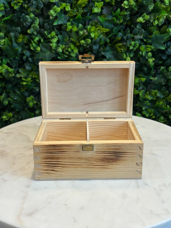 Boîte à thé vernie personnalisable en bois multi fonctions – Image 10