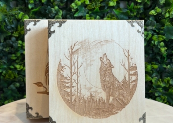 Boîte à thé vernie personnalisable en bois multi fonctions